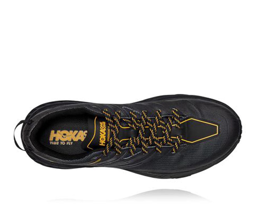 Tenis Trail Hoka One One Masculino Pretas - Speedgoat 4 Gore-Tex - 945-WUTSCB